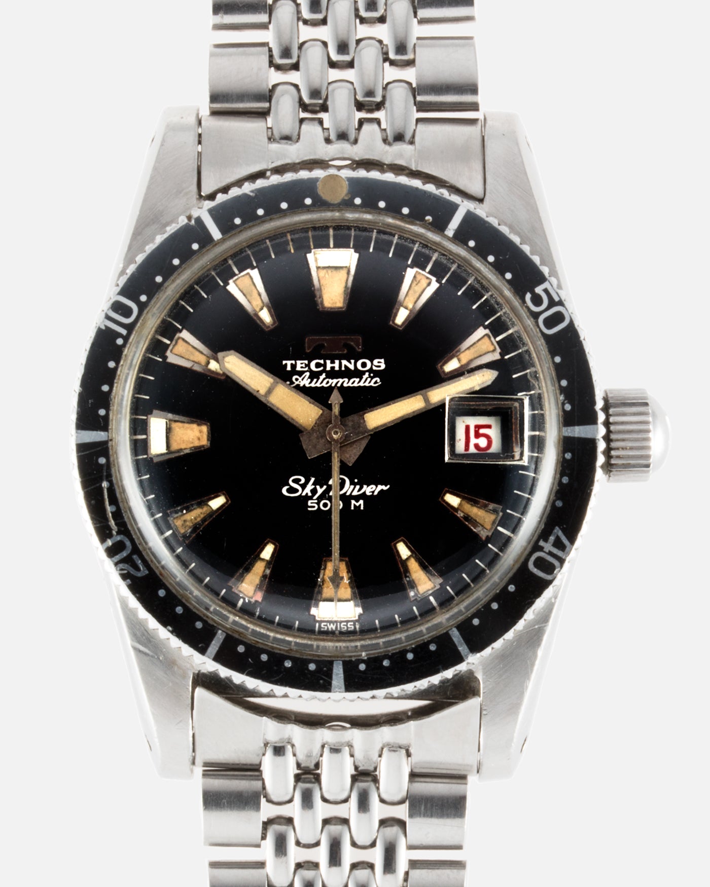 Technos Skydiver Vintage Diver Watch | S.Song Vintage Watches – S