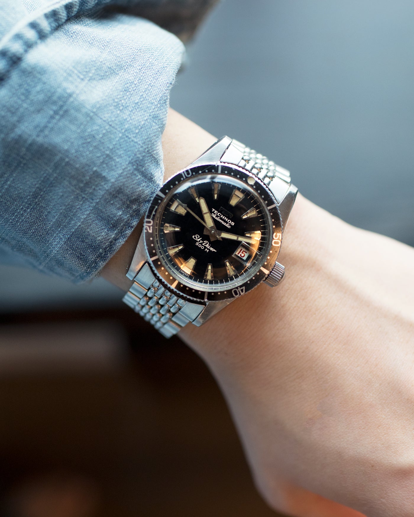 Technos Skydiver Vintage Diver Watch | S.Song Vintage Watches – S