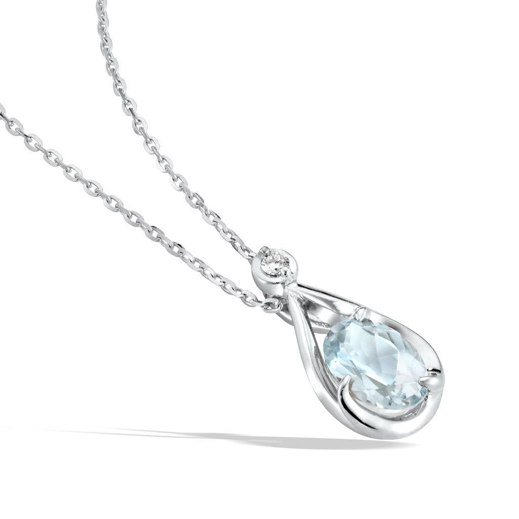 AQUAMARINE NECKLACE(2JN0947)K10 ネックレス｜スタージュエリー公式
