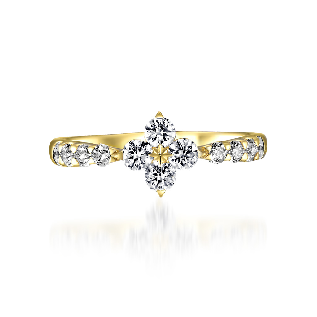 BRIGHTEST STAR DIAMOND RING(1ZR1156)K18 リング｜スタージュエリー