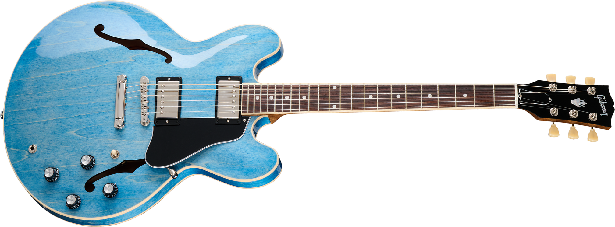 Gibson ES-335 Custom Color - ocean blue Semi-hollow electric guitar
