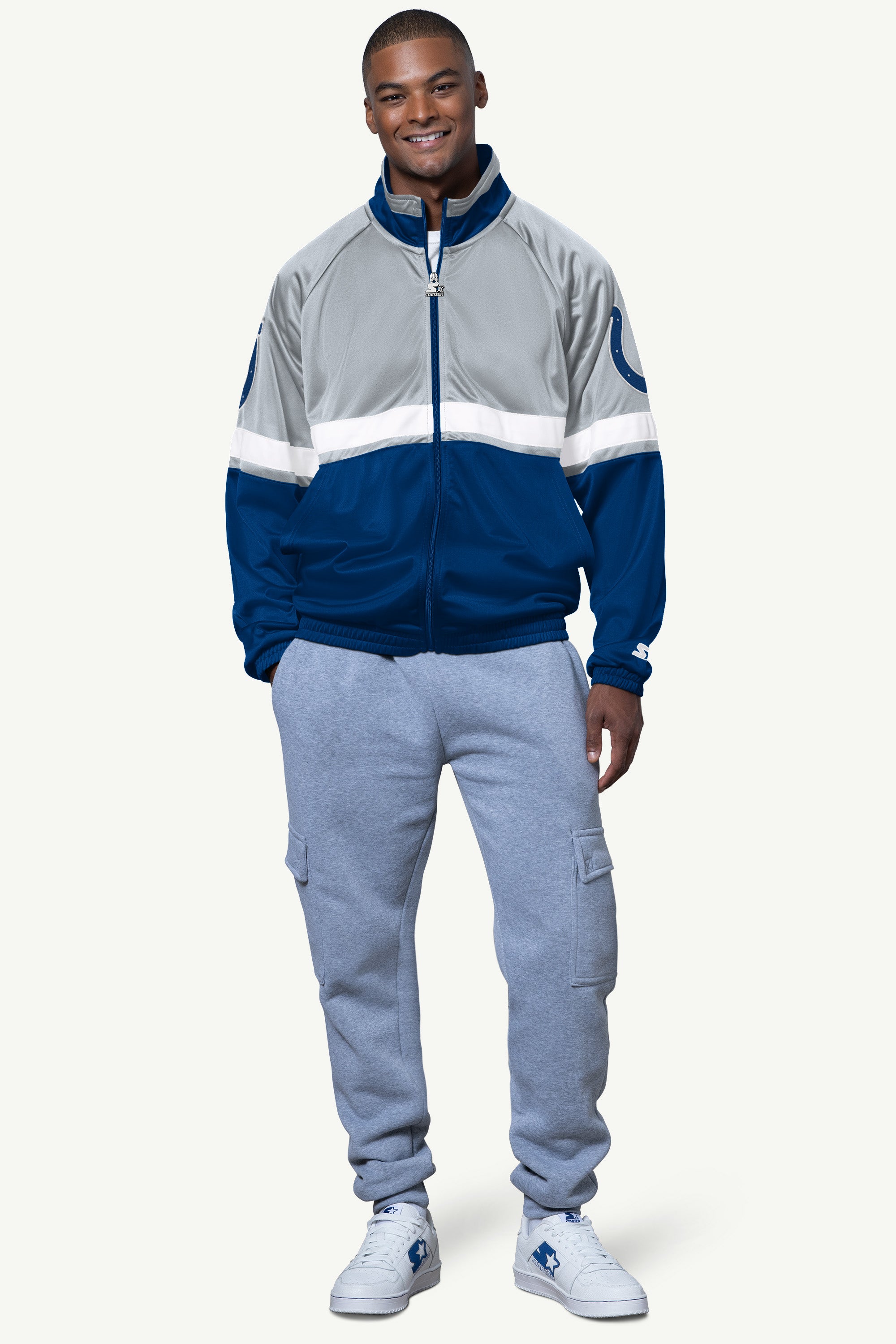 Mens Indianapolis Colts Veteran Track Jacket | NFL | Starter