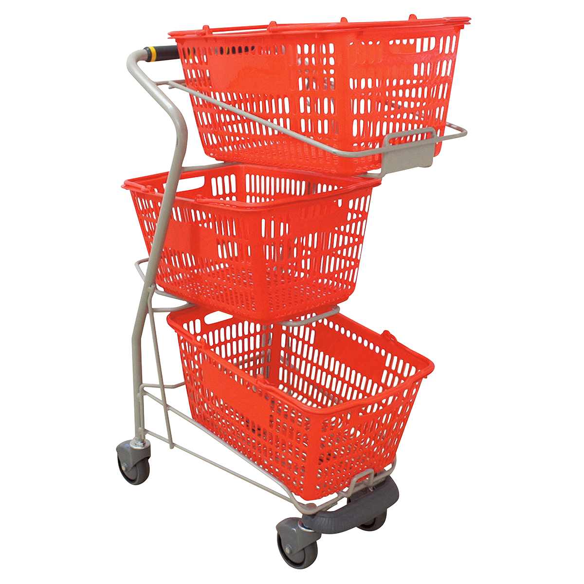 大和産業 ショッピングカート 3個載せタイプ カートロックキー無し