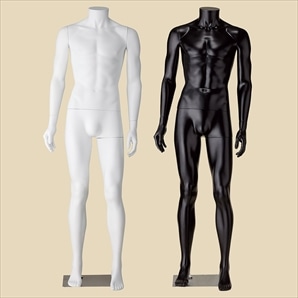 PP製 紳士リアルマネキン〔ストエキオリジナル〕 ホワイト