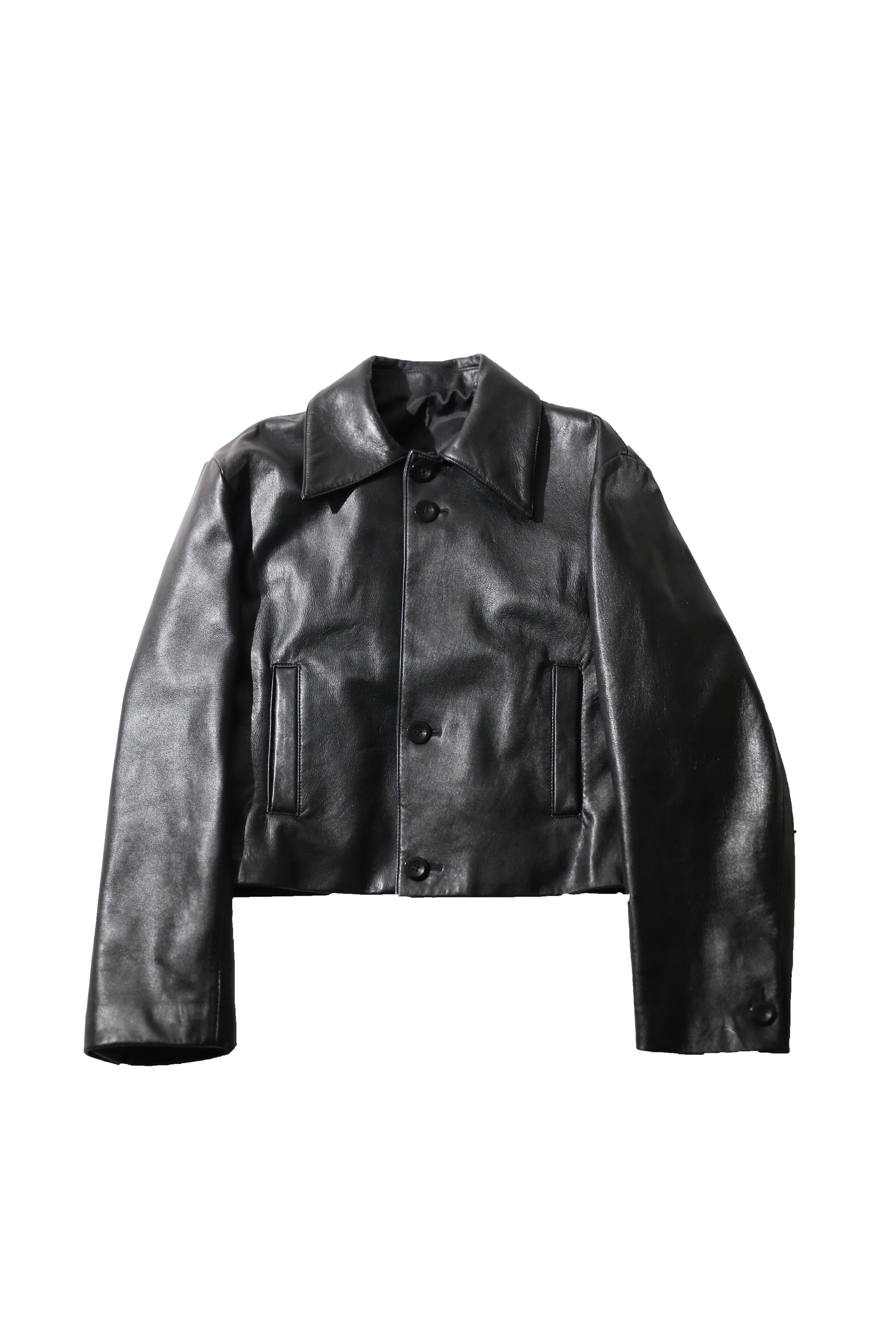 STRONG 001 LEATHER SHORT JACKET