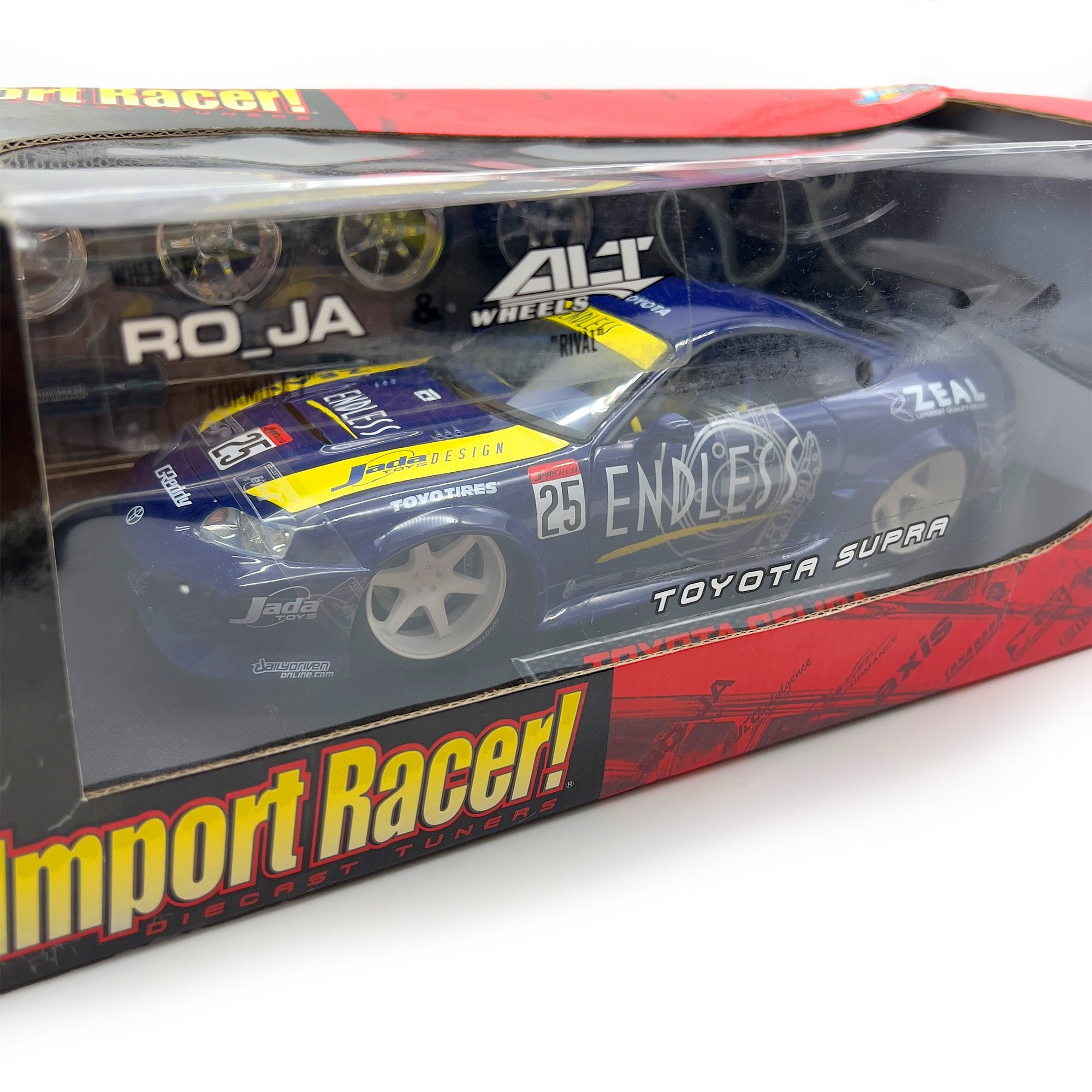 Retro 2003 Jada Toys Import Racer Endless Toyota Supra 63354BU 1