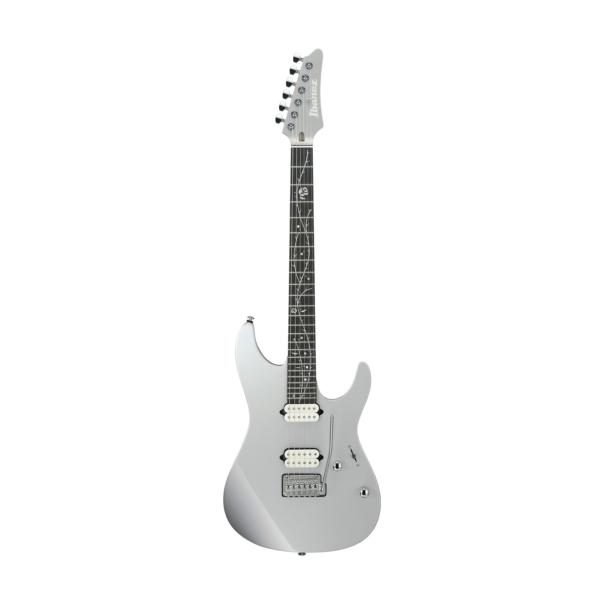 Ibanez TOD10 Tim Henson Signature Electric Guitar, Classic Silver