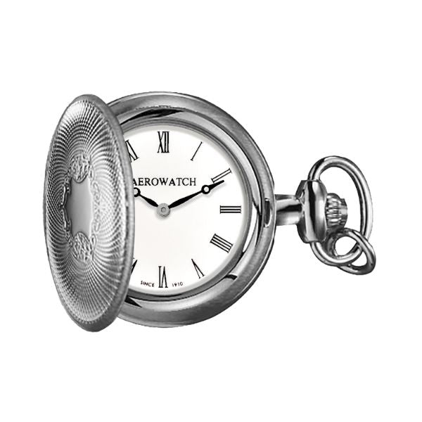 アエロ（AERO）/ペンダントウォッチ/ローマン数字/シルバーカラー蓋