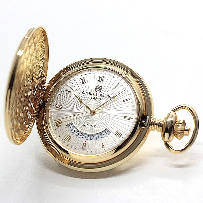 チャールズヒューバート（Charles-Hubert） 懐中時計 クォーツ 3900-G