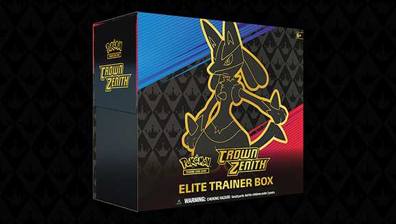 Pokémon TCG: Crown Zenith Elite Trainer Box | Pokemon.com