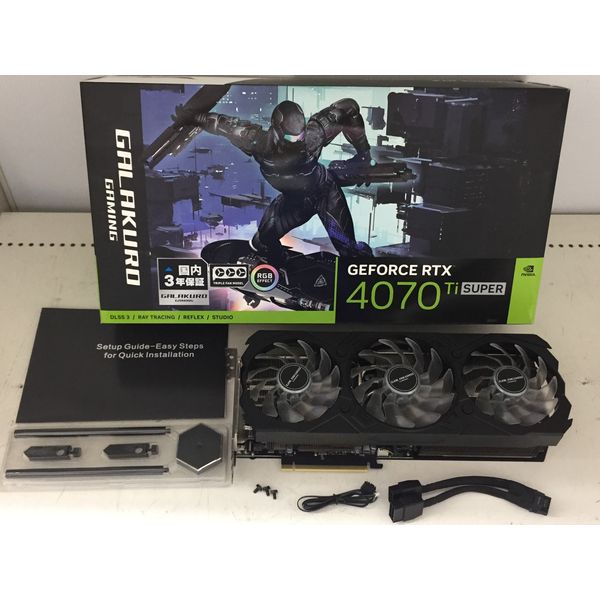 玄人志向 〔中古〕GeForce RTX 4070Ti SUPER GG-RTX4070TiSP-E16GB/EX