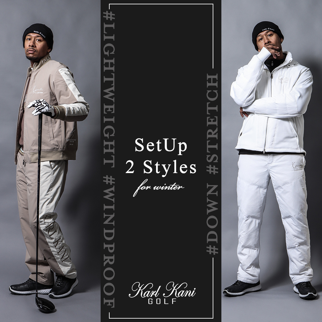KARL KANI GOLF 冬のセットアップ 防寒とスタイルを両立する、冬ゴルフ