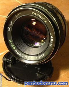 Yashica Yashinon DS-M 50mm F1.7 Lens Reviews - Yashica Lenses