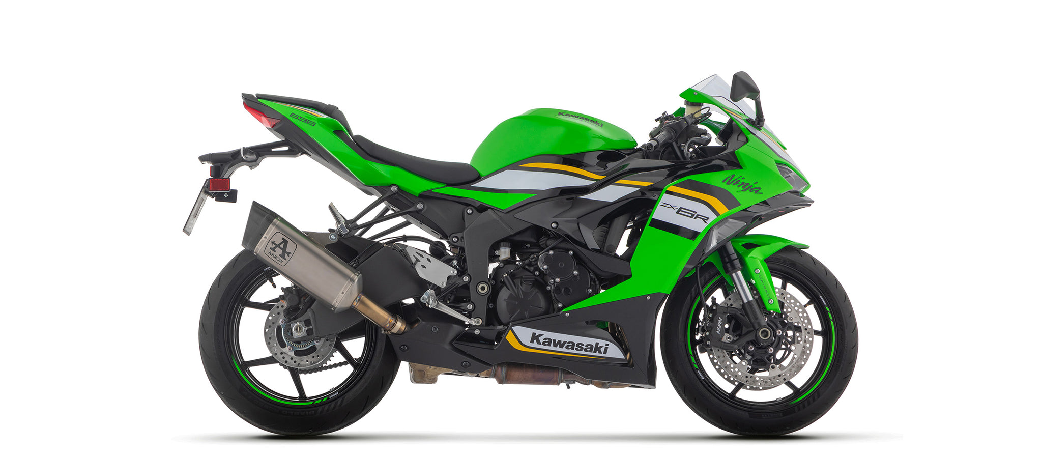 Arrow Pista Muffler / Slip-On - 2024+ Kawasaki ZX-6R – Pit Lane Moto