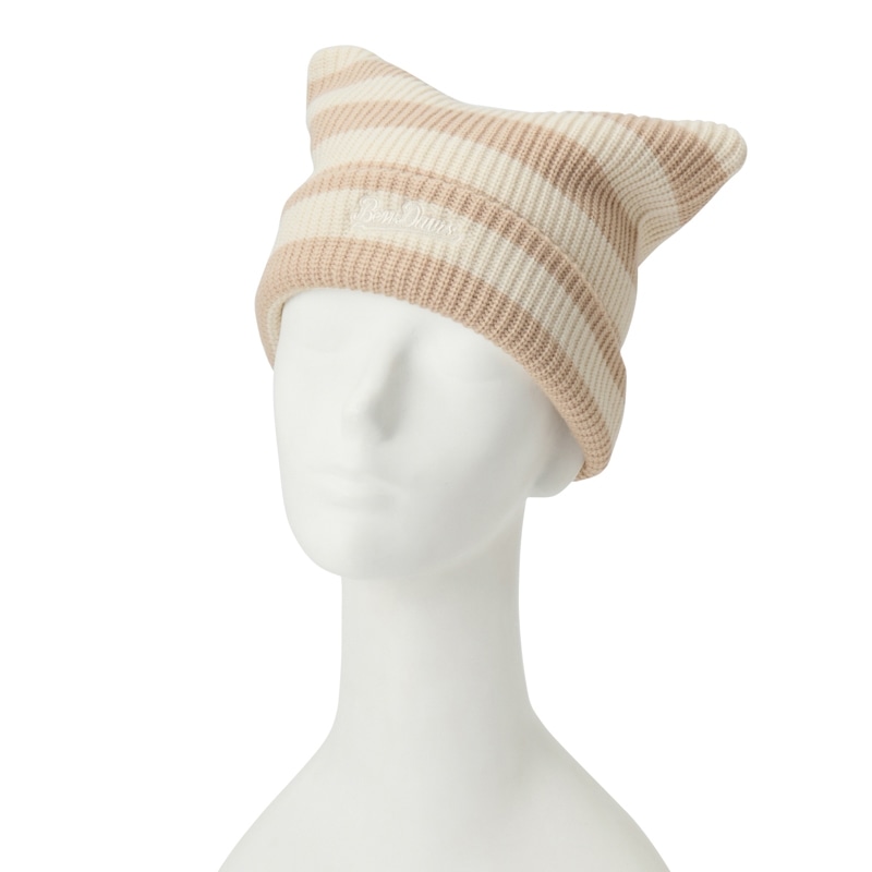 BEN DAVIS ベン デイビス ボーダー猫耳ワッチ(ブラック): 通常| プラザ