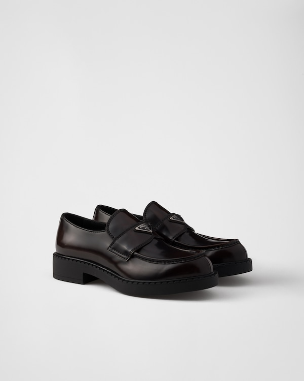 ブラック プラダ コラプス Re-nylon Xスエード エラスティック