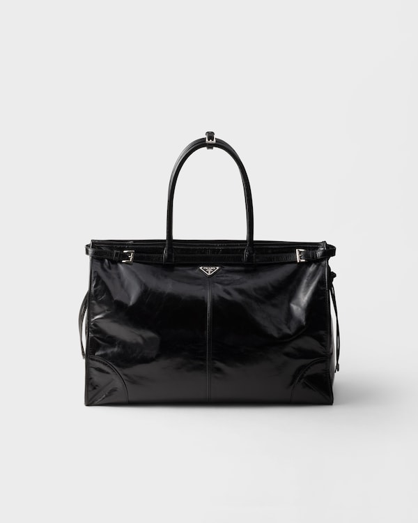 Black Saffiano Leather Tote | PRADA