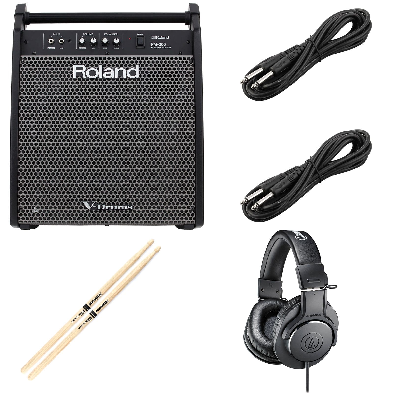 Roland ローランド パーソナルモニター PM-200 V-Drums Amazon.com