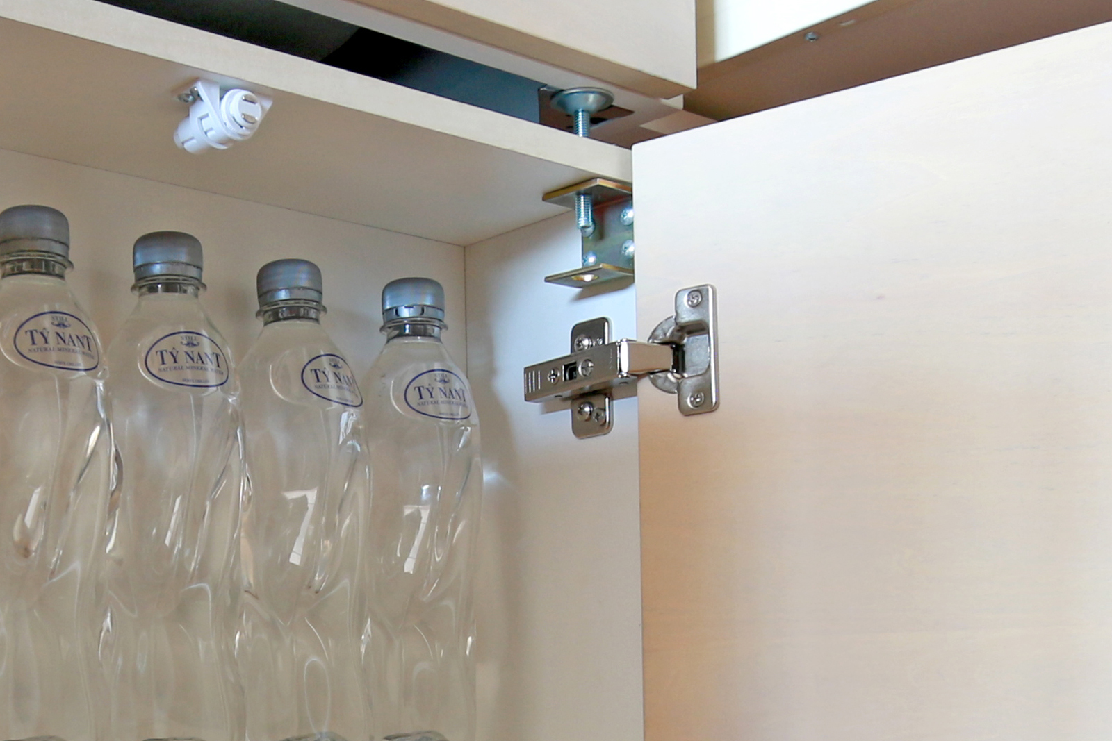 木製ミニマルキッチン シナ W2100×D600 | KB-KC016-09-G183 | キッチン