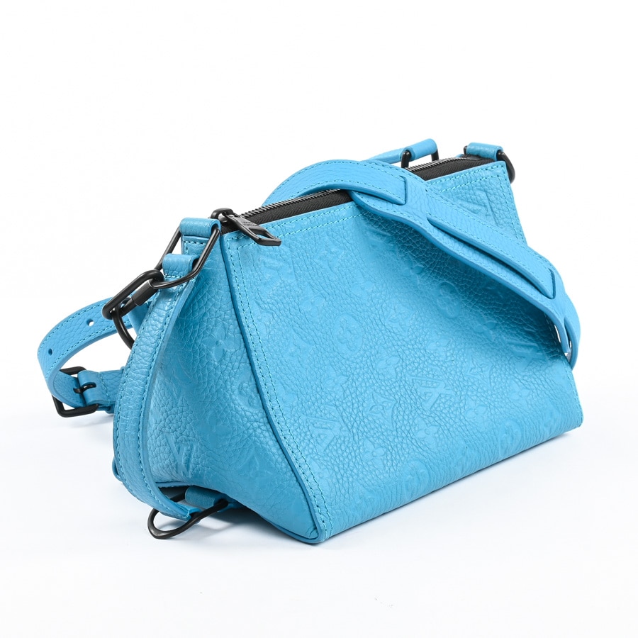 トリアングルメッセンジャー(約W21xH15xD14cm(実寸) ターコイズ