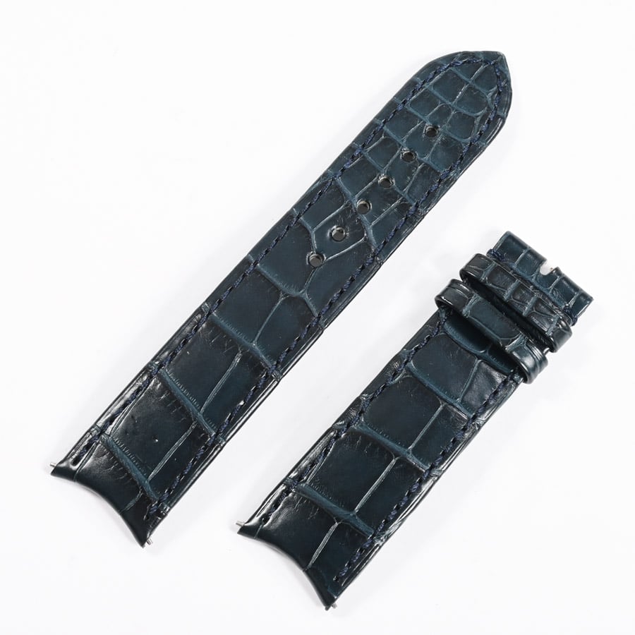 ネイビー クロコ レザーストラップ 20-19mm | 中古SA品| メンズ