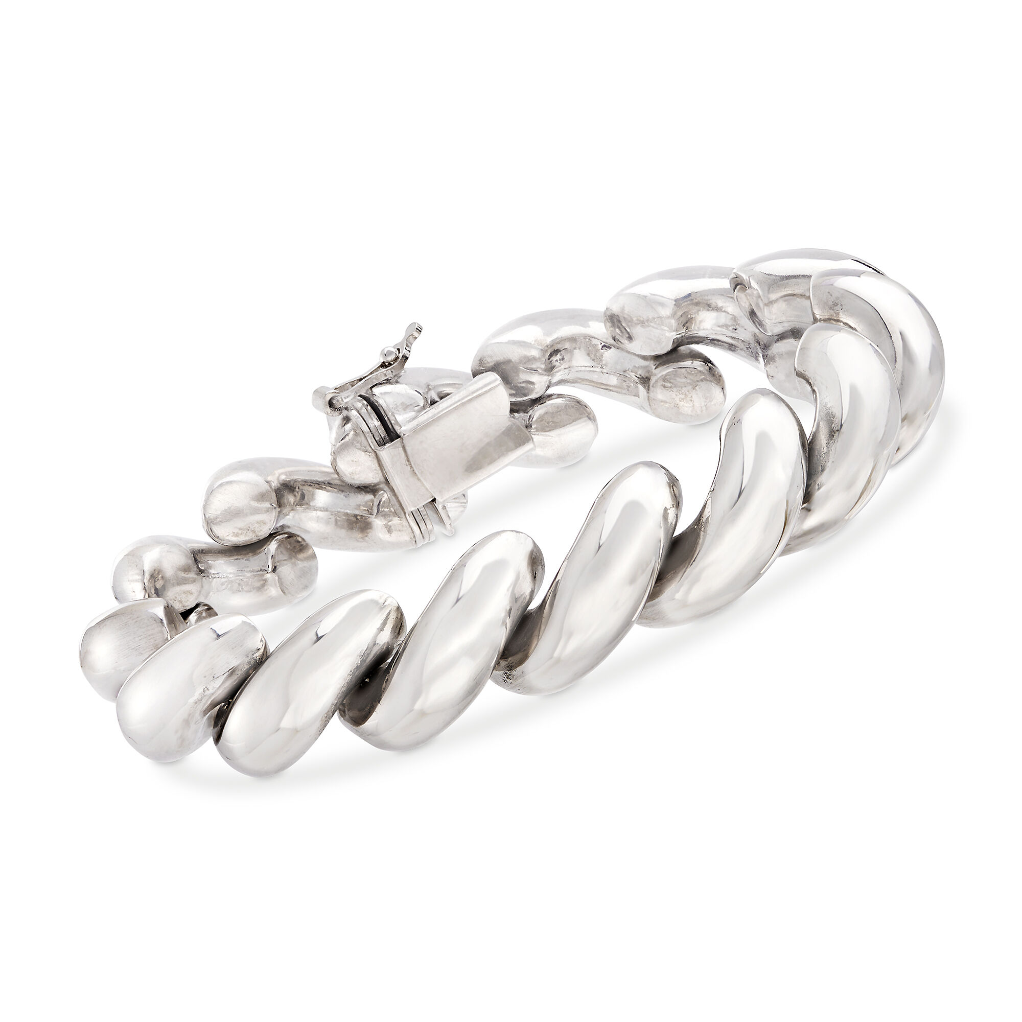 Italian Sterling Silver Large San Marco Bracelet | Ross Simons