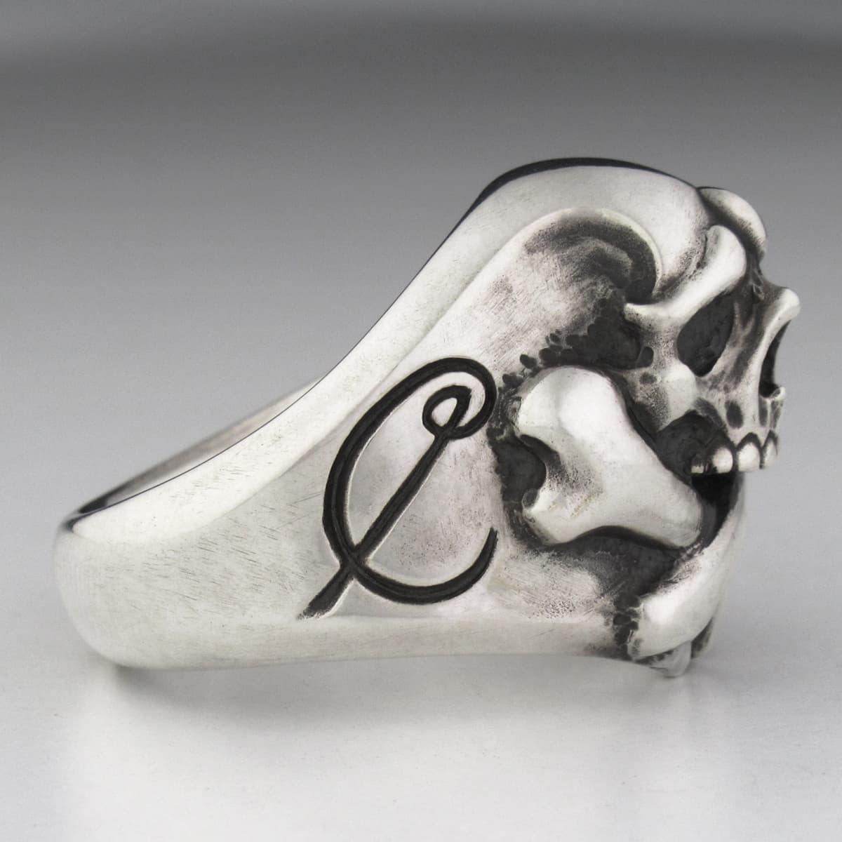 ラットレース - Cry Baby Cross Bone Skull Ring – RAT RACE OFFICIAL