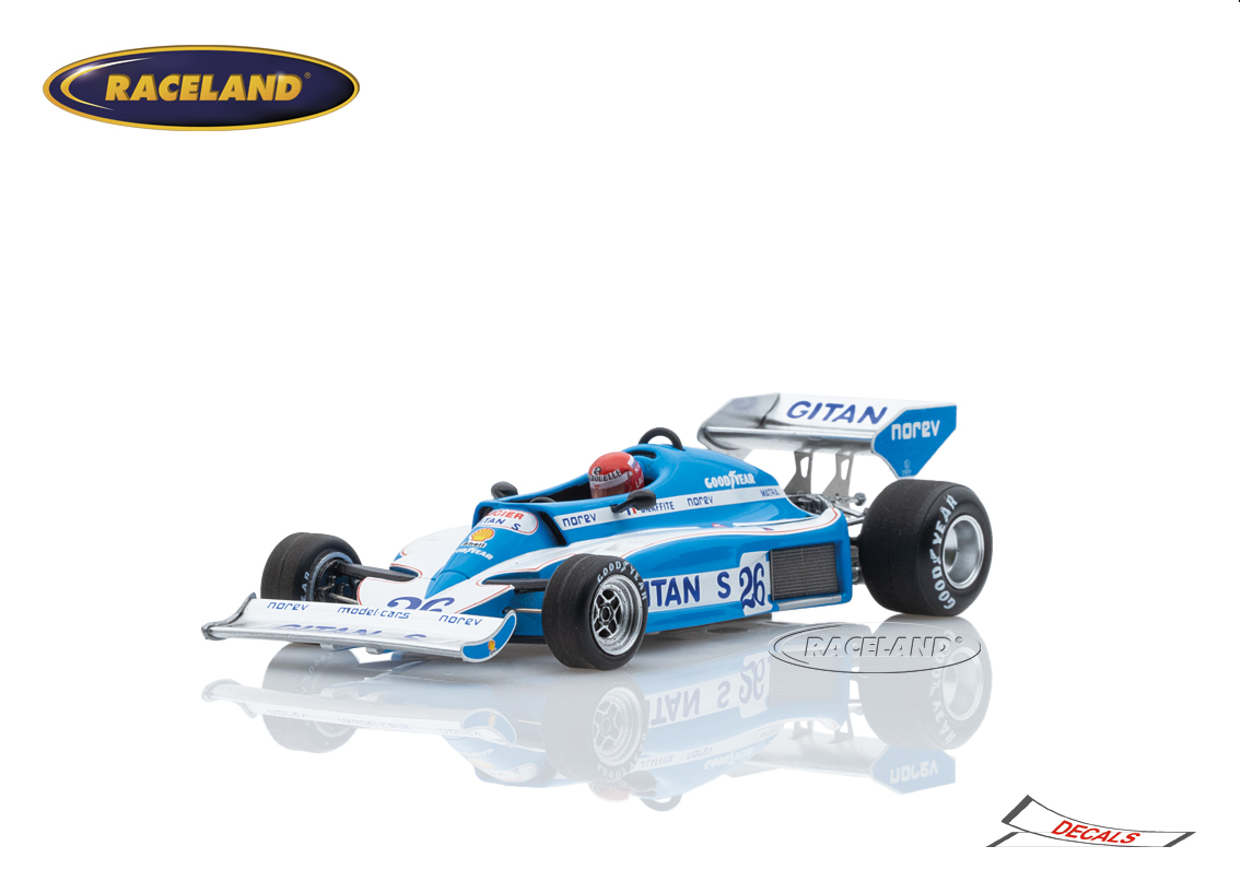 Ligier JS7 Matra V12 F1 Gitanes F1 tests Zandvoort 1977 - SOLD OUT