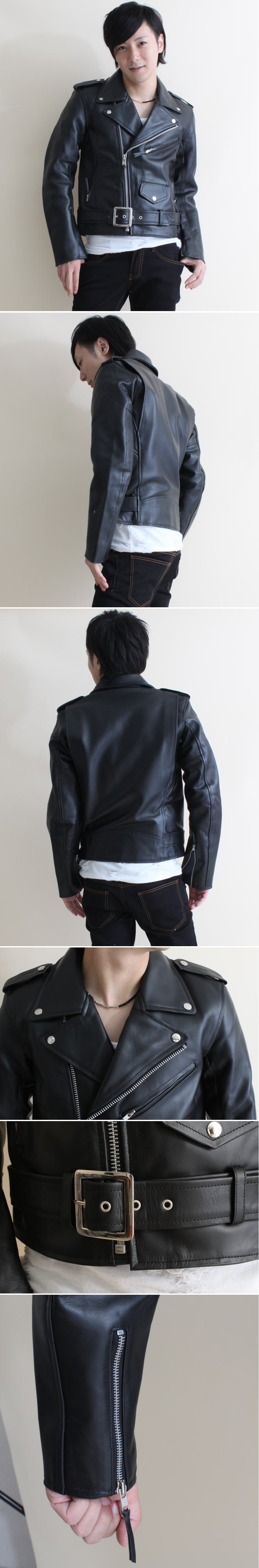 楽天市場】フリーダムレザー ライダースジャケット 本革 フリーダム