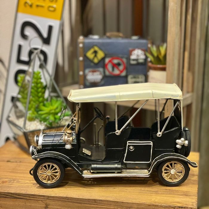 楽天市場】ブリキカー クラシックカー 43028 アンティーク レトロ