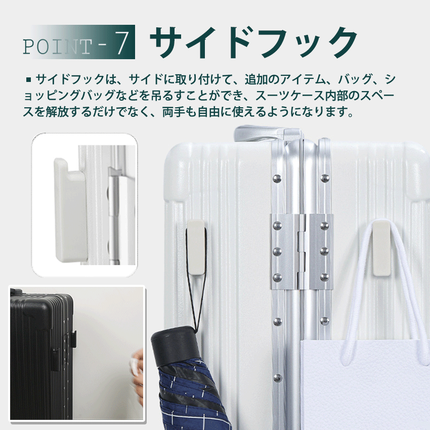 楽天市場】多機能スーツケース フロントオープン 機内持ち込み 前開き