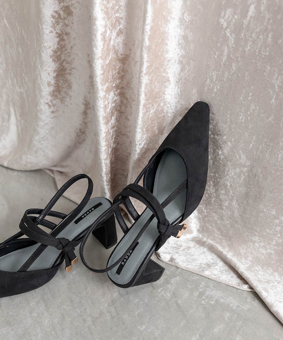 リボンモチーフストラップパンプスRANDA公式サイト