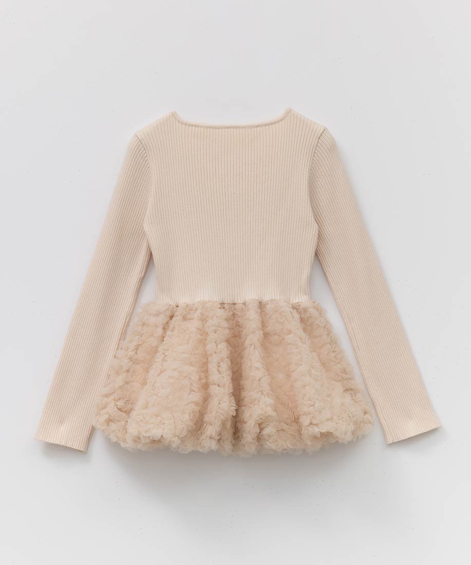 デザインチュールペプラムリブニットRANDA公式サイト