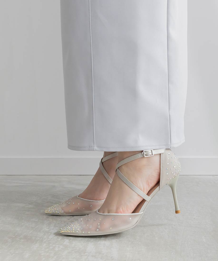 SALE】クロスストラップビジューパンプスRANDA公式サイト