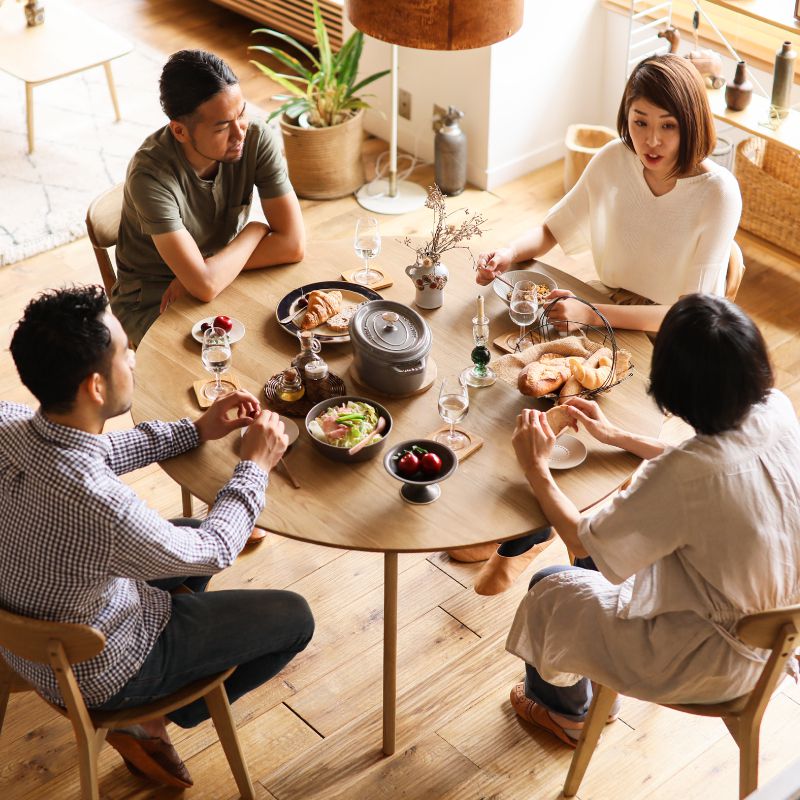 ダイニングテーブル RIVER 円形 直径120cmタイプ ｜家具・インテリア