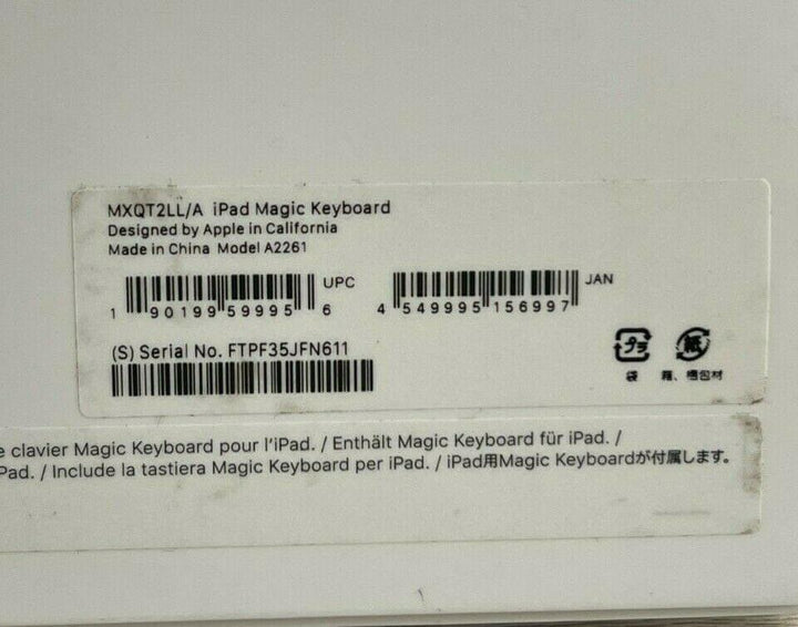 Apple Magic Keyboard for 11-inch iPad Pro (1st 2nd 3rd Gen) Black