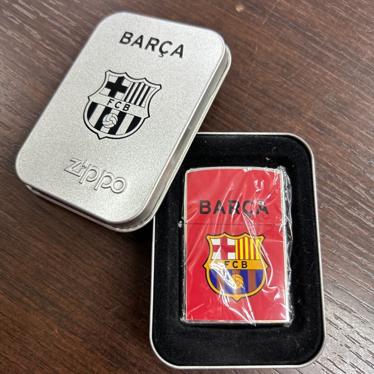 ZIPPO ジッポー FCB FCバルセロナ 10番 ロナウジーニョ BARCA オイル