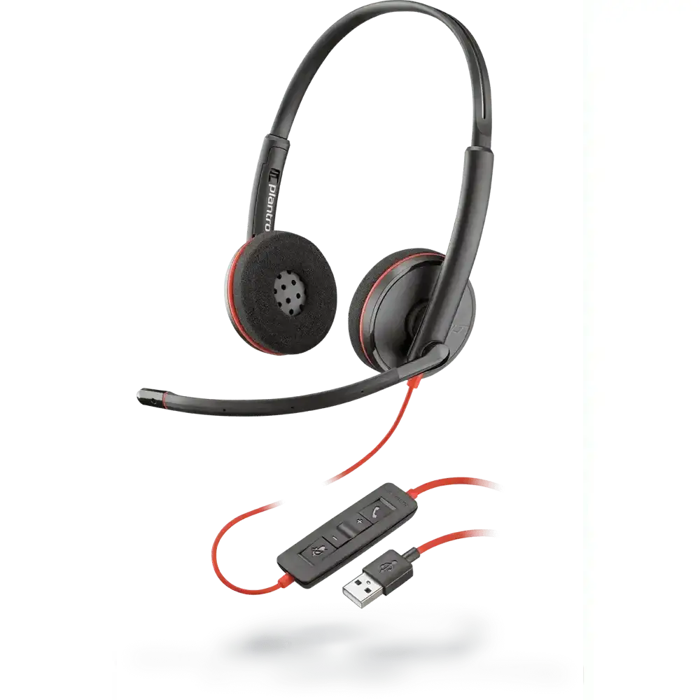 Blackwire C3220 Wired Headset for Clear Communication – Reef Telecom