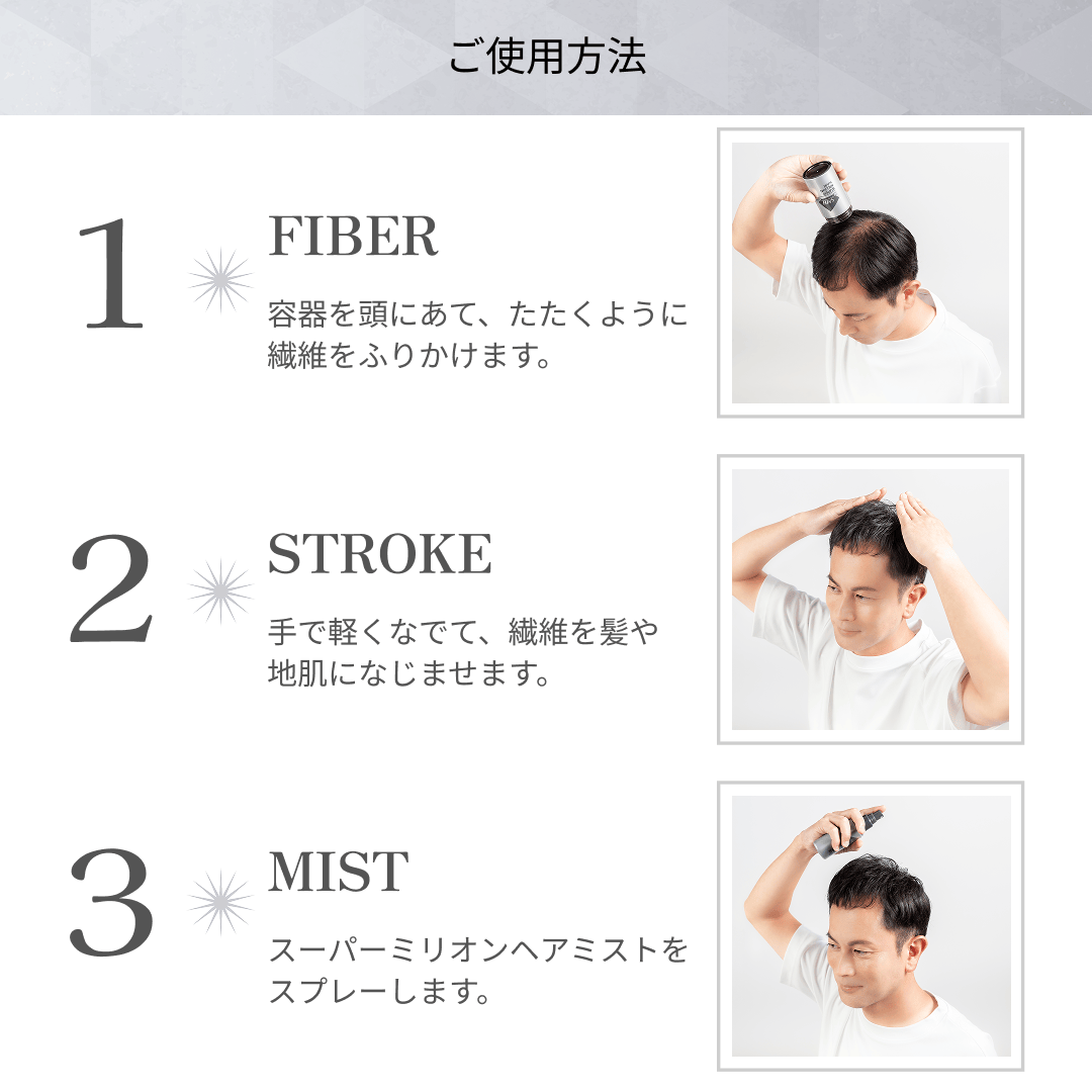 ルアン公式オンラインショップ /スーパーミリオンヘアー 【40g】 3本セット