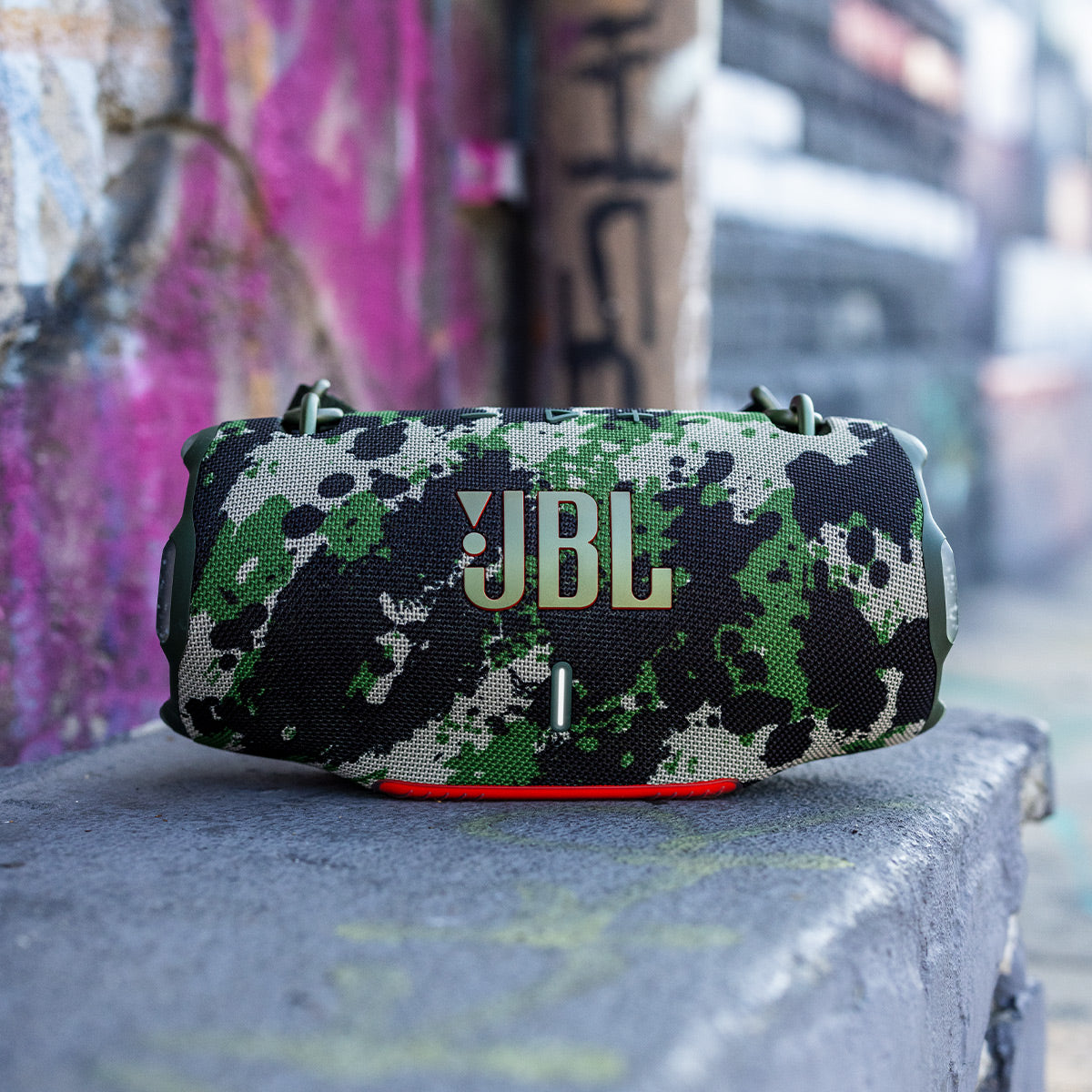 JBL Xtreme 4 Portable Waterproof Bluetooth Speaker (Camo) – World