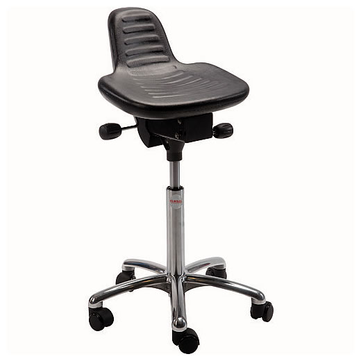 立ち作業サポートチルト作業椅子（キャスター付）/M3159ST-5131G/測定