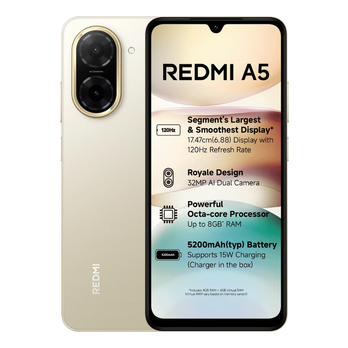 Xiaomi Redmi A5 GSM Unlocked International Version (New