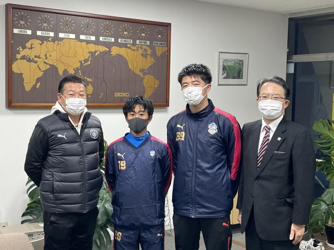 令和3年12月16日 全国高校サッカー選手権大会に出場の瀬戸内高等学校を