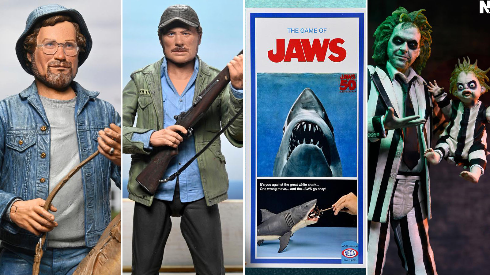 NYTF25 - NECA Jaws and Beetlejuice Pre-Orders - The Toyark - News