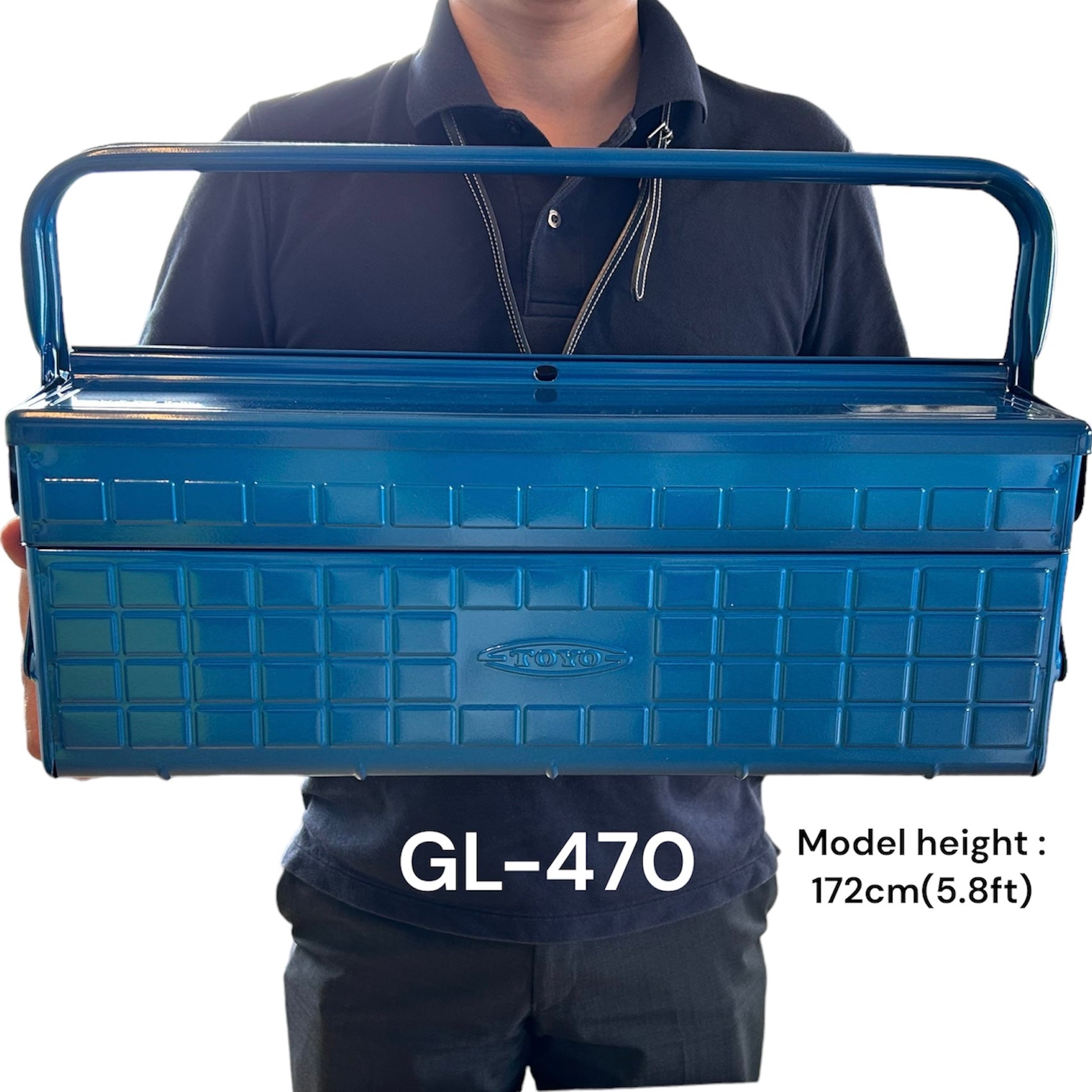 TOYO Cantilever Toolbox GL-470 B (blue) | 東洋スチール株式会社