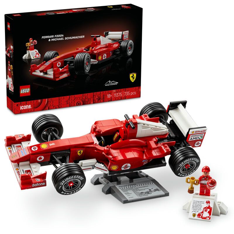 2026年3月1日発売予定】レゴ LEGO アイコン Ferrari F2004 & ミハエル