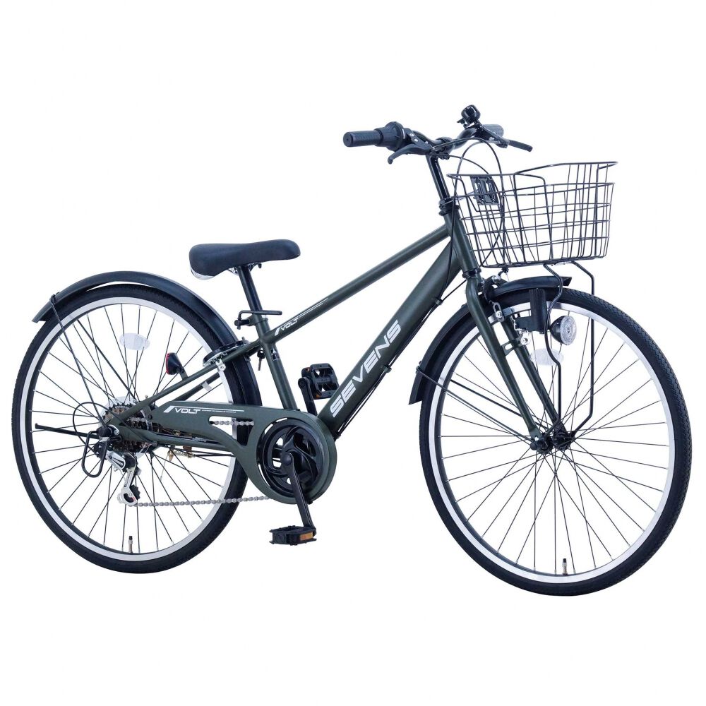 24インチ 身長125～140cm 子供用自転車 セブンズ・ボルト フラット