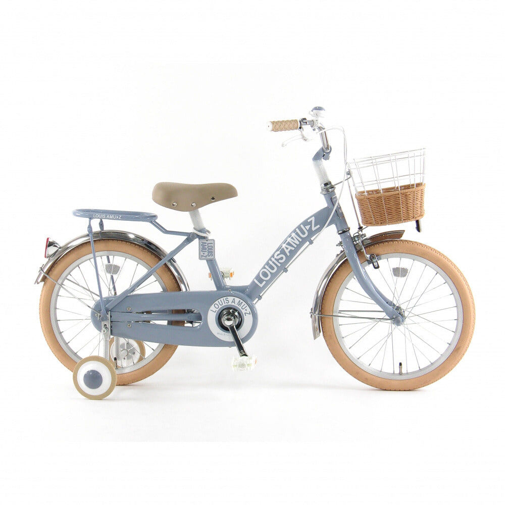 18インチ 身長105～115cm 子供用自転車 アミューズ2（ブルーグレー