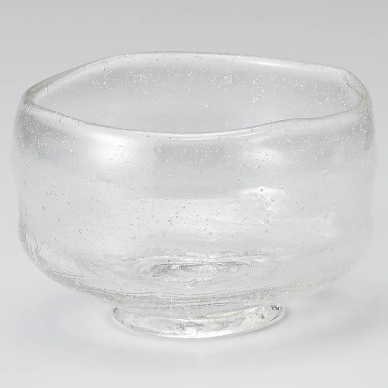 吹ガラス 抹茶碗 クリアー(抹茶碗)|食器通販の陶磁庵