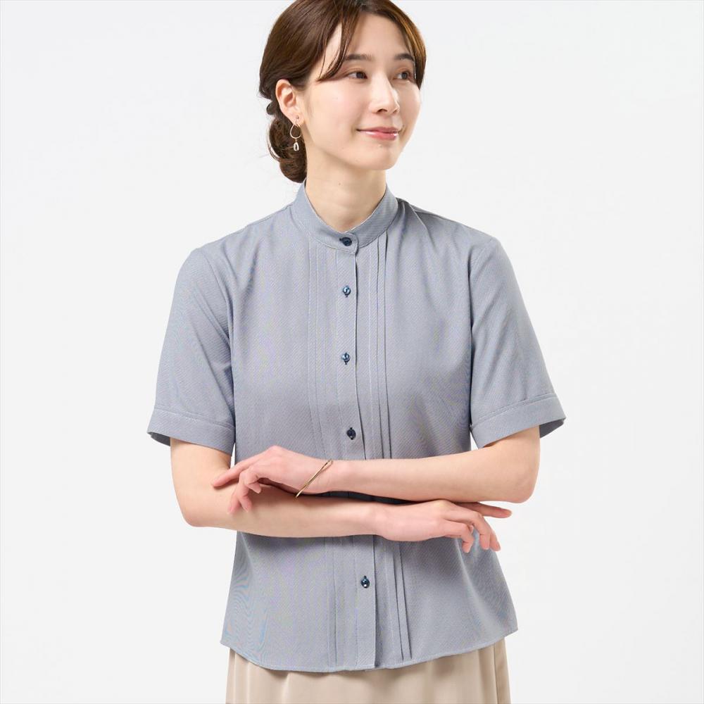 LADIES'(レディース)/半袖-ワイシャツ/素材で選ぶ/合成繊維(並び順